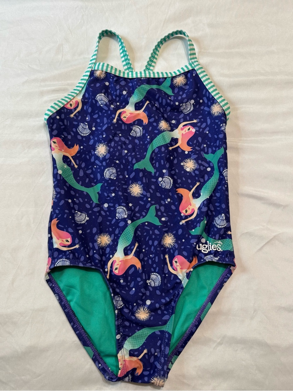 Dolfin Uglies I Dream of Mermaids One-Piece Swimsuit Girls Size 10